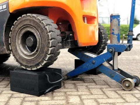 ECOSTAK Jacking Blocks Forklift Truck